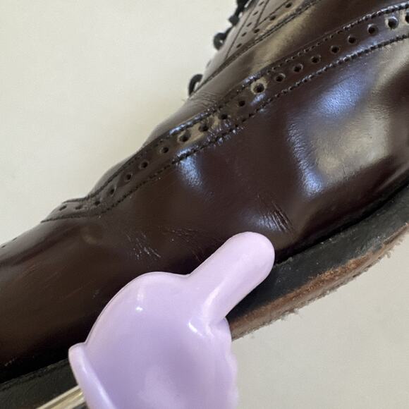 Johnston And Murphy Aristocraft Mens Dress Shoe Size 8.5D Reddish Brownish - Picture 11 of 12